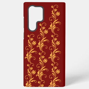 Coque Samsung Galaxy Conception de fleurs florales ornementales
