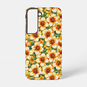 Coque Samsung Galaxy Conception de fleurs printanières douces florales