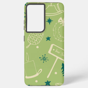 Coque Samsung Galaxy Conception de l'ange Boule Coupe de Noël Décembre
