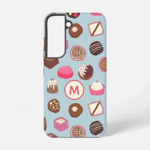 Coque Samsung Galaxy Confiserie de chocolat Monogram