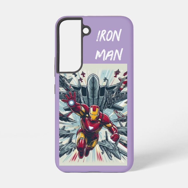 Coque Samsung Galaxy Coque mobile Iron Man (Verso)