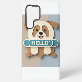 Coque Samsung Galaxy Coque mobile mignon "Hello"