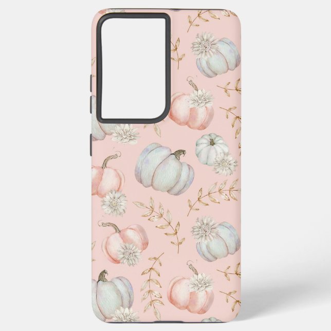 Coque Samsung Galaxy Coquette Chute Rose Stylisé Samsung Téléphone Case (Verso)