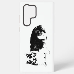 Coque Samsung Galaxy Corgi Doux, Jour Stable