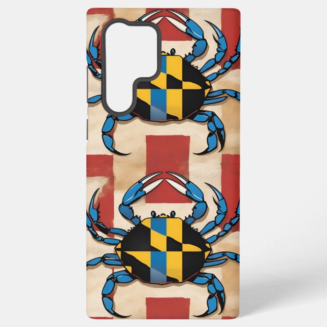 Coque Samsung Galaxy Crabe bleu du Maryland (Verso)