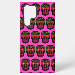 Coque Samsung Galaxy Crâne à sucre noir