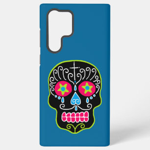 Coque Samsung Galaxy Crâne à sucre noir