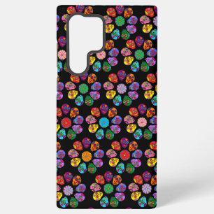 Coque Samsung Galaxy Crâne de Sucre Fleur