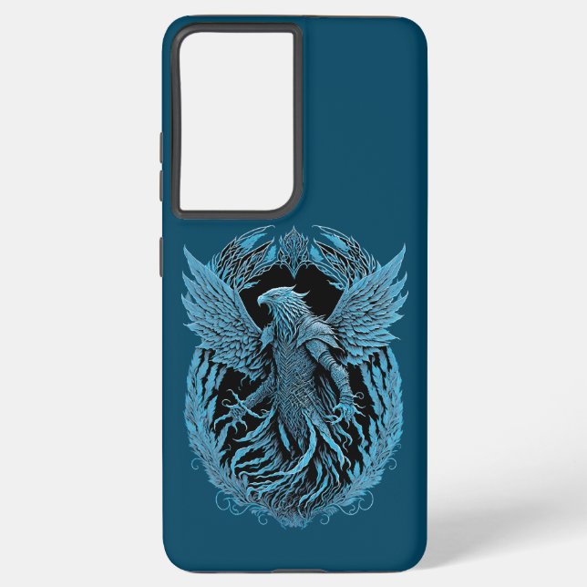 Coque Samsung Galaxy Créature Imaginaire | Aigle médiéval (Verso)