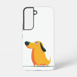 Coque Samsung Galaxy Cute Cartoon Dachshund Illustration – Funny Sausag