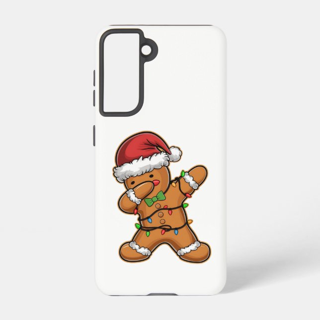 Coque Samsung Galaxy Dabing pain d'épices arbre Noël léger (Verso)