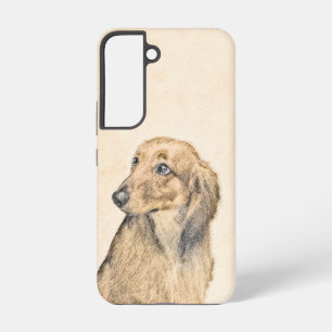 Coque Samsung Galaxy Dachshund (Longhaerien) Peinture - Art Chien origi