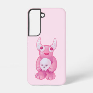 Coque Samsung Galaxy Démon Mignon et Effrayant Fille Gothique Pastel Cr