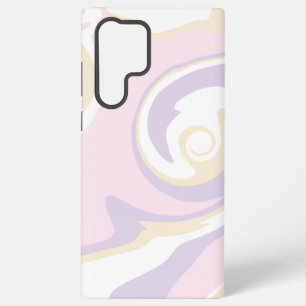 Coque Samsung Galaxy Déversement - Rose pastel, Jaune et Violet