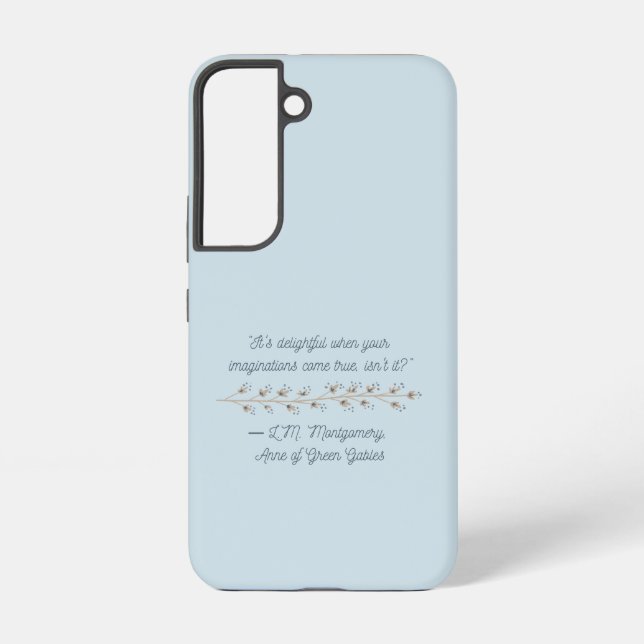 Coque Samsung Galaxy Dossier téléphonique de citation Anne of Green Gab (Verso)