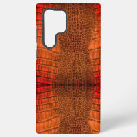 Dragon en Cuir Orange Lumineux
