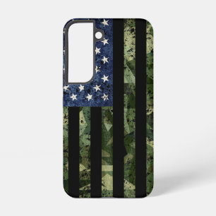 Coque Samsung Galaxy Drapeau américain camouflage Camo