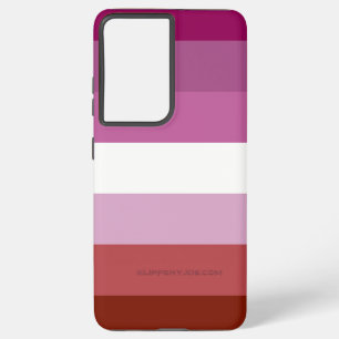 Coque Samsung Galaxy Drapeau de fierté lesbienne de SlipperyJoe féminin