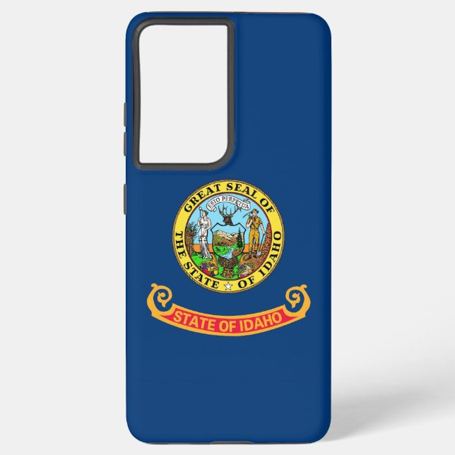 Coque Samsung Galaxy Drapeau Samsung Galaxy S21 Ultra Coque de l'Idaho (Verso)