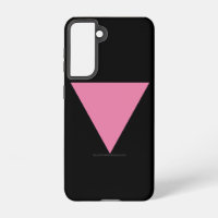 Drapeau triangle rose de SlipperyJoe Symbole rose