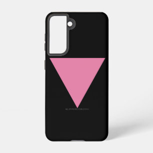 Coque Samsung Galaxy Drapeau triangle rose de SlipperyJoe Symbole rose