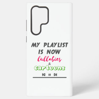 Coque Samsung Galaxy Drôle Nouveau Père/Mère Playlist