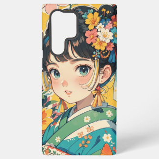 Coque Samsung Galaxy Élégance du Kimono Floral