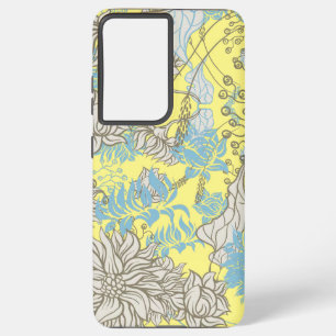 Coque Samsung Galaxy Élégant  Chic Fleur Jaune  