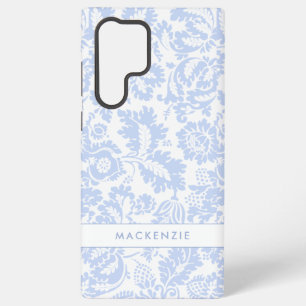 Coque Samsung Galaxy Élégant floral botanique bleu