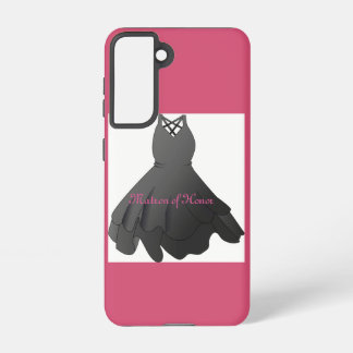 Coque Samsung Galaxy Elegant Script Wedding Dress Matron of Honor