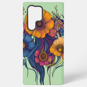 Coque Samsung Galaxy Ensemble artistique de belles fleurs