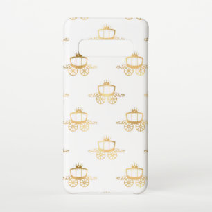 Coque Samsung Galaxy S10 Entraîneur d'or Cinderella Princess Royal Magic