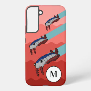 Coque Samsung Galaxy Essaim d'Anomalocaris - Préhistoire personnalisée