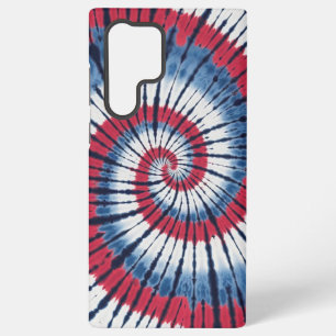 Coque Samsung Galaxy Étoiles et rayures spirales patriotiques