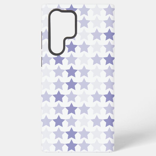 Coque Samsung Galaxy Étoiles Patriotique Blue Ombre (Verso)