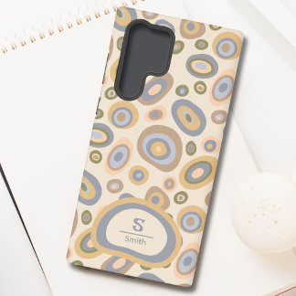 Coque Samsung Galaxy Étui de téléphone à monogramme moderne – Design ab