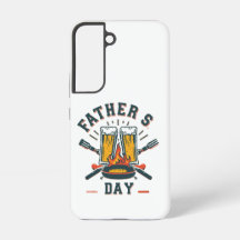 Étui de téléphone drôle de la fête des pères bière