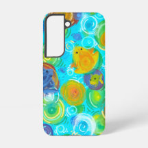 Étui de téléphone en eau colorée Grenouilles Arc-e