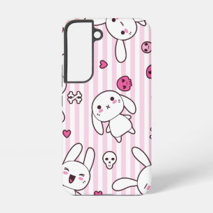 Coque Samsung Galaxy Étui de téléphone Goth Kawaii Bunny – Aesthétique