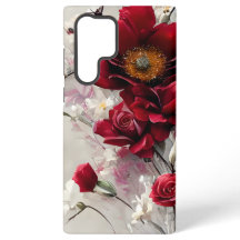 Étui de téléphone intelligent Roses rouges élégant