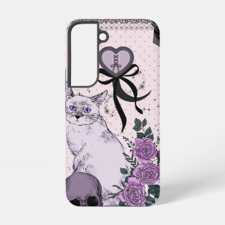 Coque Samsung Galaxy Étui de téléphone pour chat coquette gothique – Ro