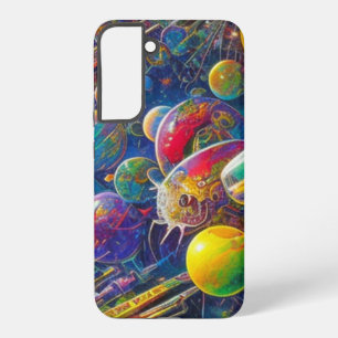 Coque Samsung Galaxy Étui de téléphone Space Race Samsung S22 Plus