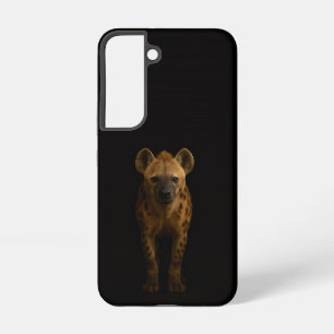 Coque Samsung Galaxy Étui Galaxy S22 Black 4 Luxe, Hyène tachetée sauva