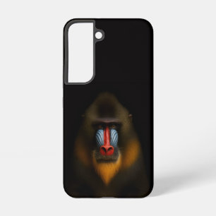 Coque Samsung Galaxy Étui Galaxy S22 Black 4 Luxe, Mandrill Singe