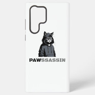 Coque Samsung Galaxy Étui pour chat PAWSSASSIN Samsung