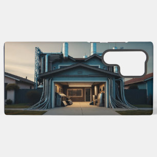 Coque Samsung Galaxy Étui pour téléphone Samsung S22 Ultra Garage Tech