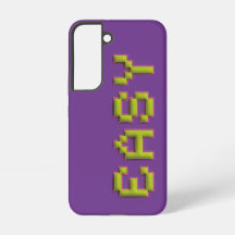 Étui rétro 8 bits EASY pour Samsung - Jeu violet e