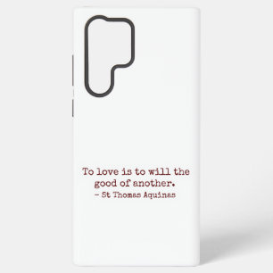 Coque Samsung Galaxy Étui S22 pour « Aimer, c'est vouloir le bien d'aut