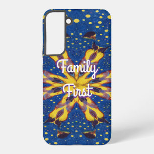 Coque Samsung Galaxy Étui Samsung avec « La famille d'abord » – Massage