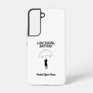 Coque Samsung Galaxy Étui Samsung Chat Citation Éditable – Batterie Soc